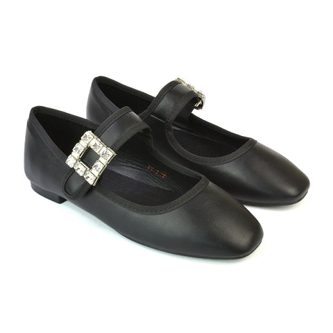 Black Synthetic Leather UK 7 | EU 40 | US 9 | XY London