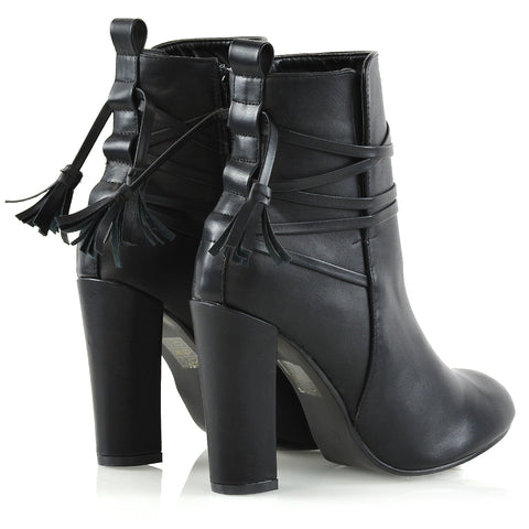 Black synthetic Leather | XY London