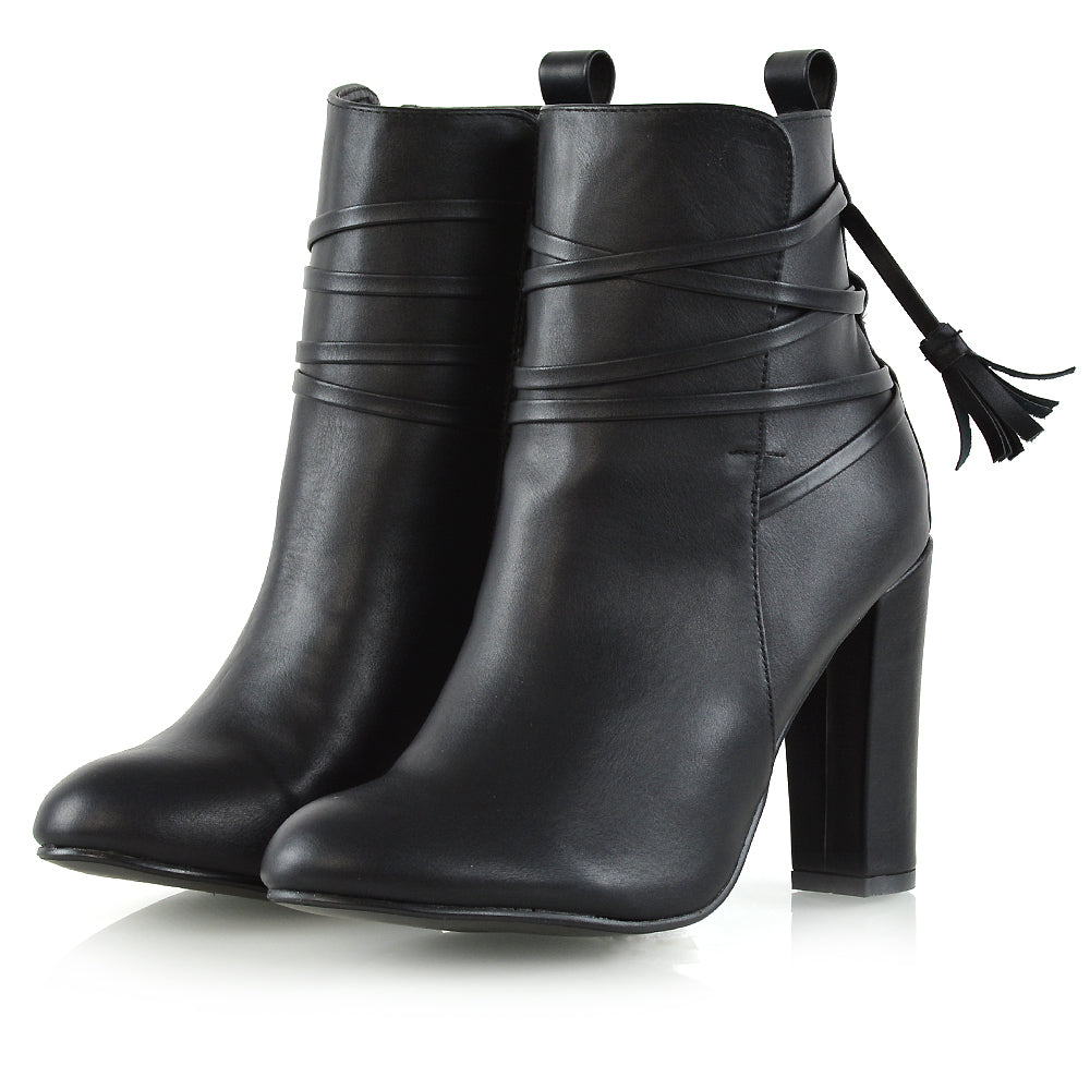 Black synthetic Leather | XY London