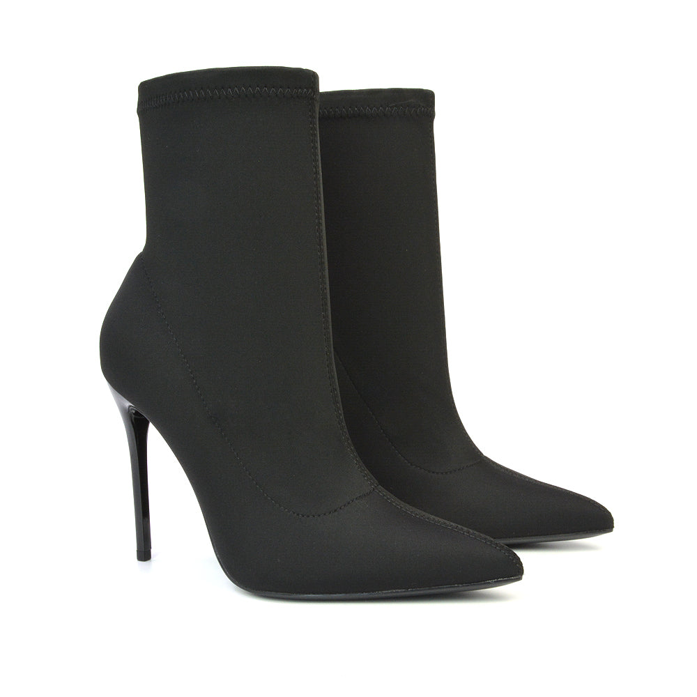 Sock boots pointed toe hotsell