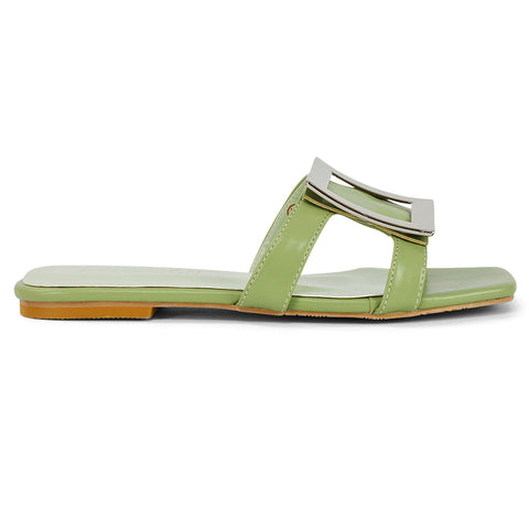 Black | XY London | Black Sandals,Black Flat Sandals,Black Square Toe Shoes,Black Slides