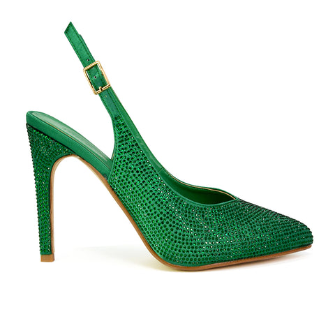 Green | XY London | green heels,green high heels,green stilettos,green stiletto heels,green bridal heels
