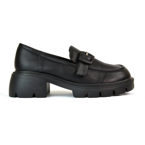 Black Synthetic Leather UK 8 | EU 41 | US 10 | XY London