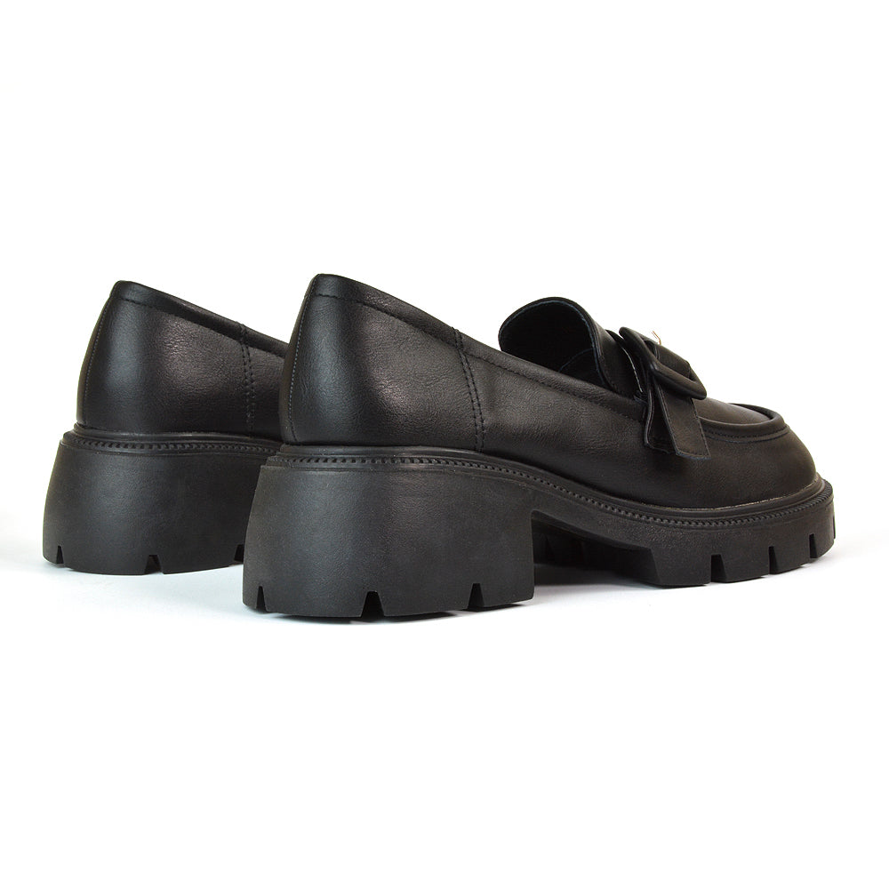 Black Synthetic Leather UK 4 | EU 37 | US 6 | XY London