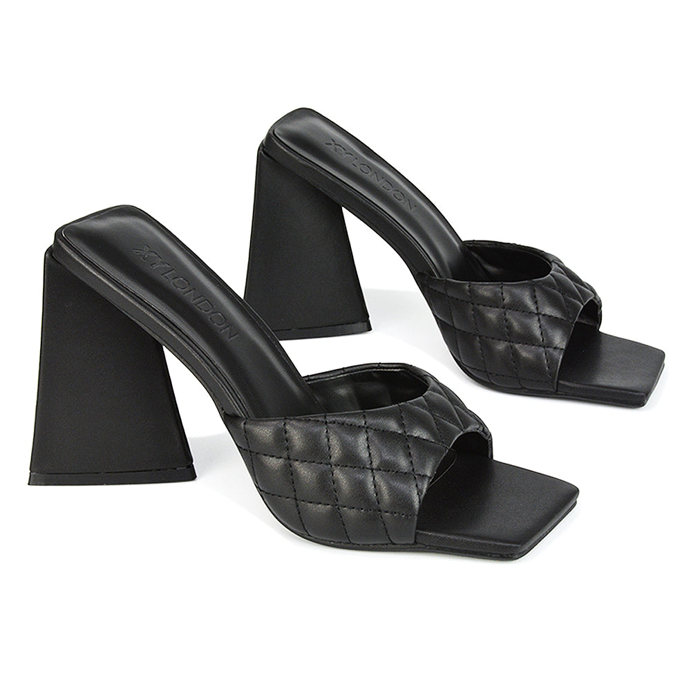 Black Synthetic Leather UK 7 | EU 40 | US 9 | XY London