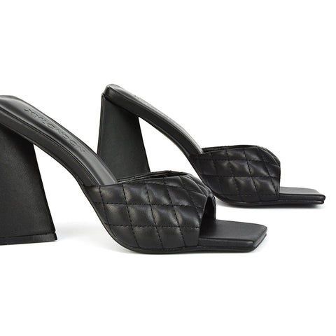 Black Synthetic Leather UK 5 | EU 38 | US 7 | XY London