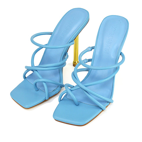 White | XY London | White Heels,White High Heels,White Square Toe Heels,White Strappy Heels,White Stilettos