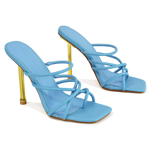 Blue | XY London | Blue Heels,Blue High Heels,Blue Mules,Blue Square Toe Heels,Blue Stilettos