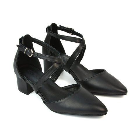 Black Synthetic Leather | XY London