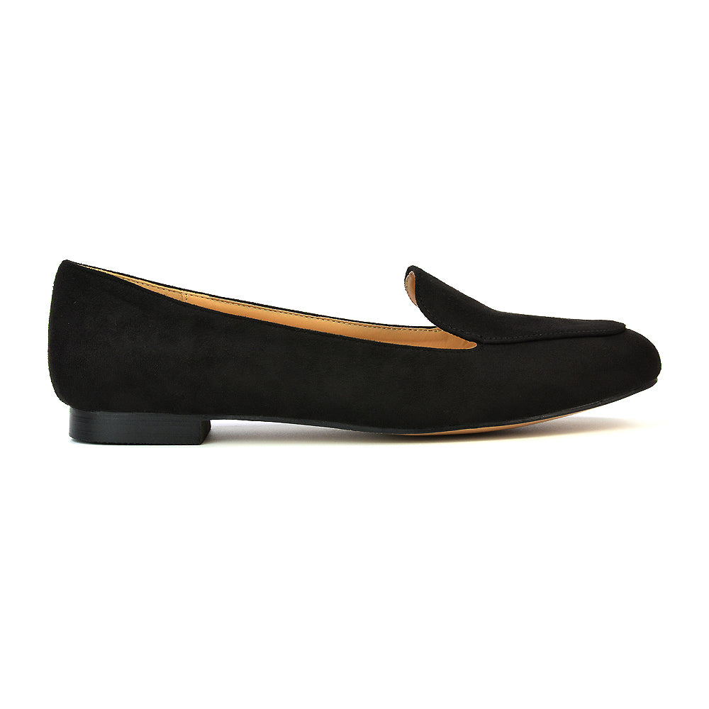 Black Faux Suede UK 4 | EU 37 | US 6 | XY London