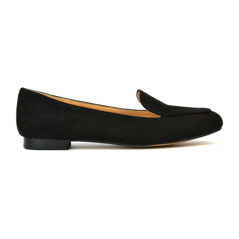 Black Faux Suede UK 4 | EU 37 | US 6 | XY London