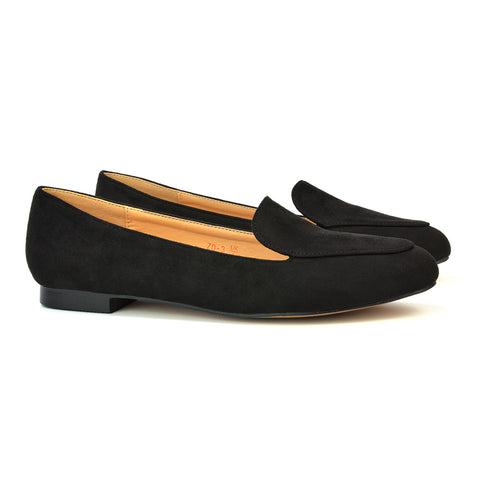 Black Faux Suede UK 4 | EU 37 | US 6 | XY London