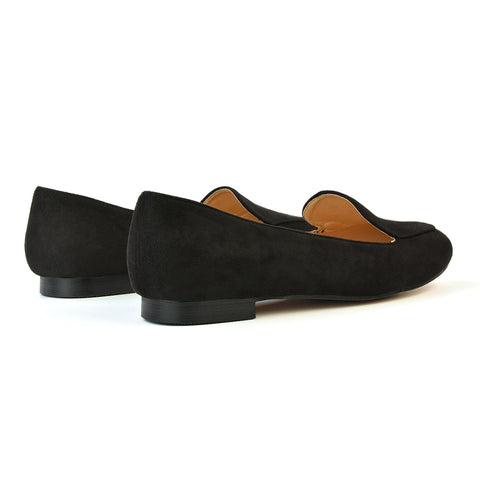Black Faux Suede UK 4 | EU 37 | US 6 | XY London