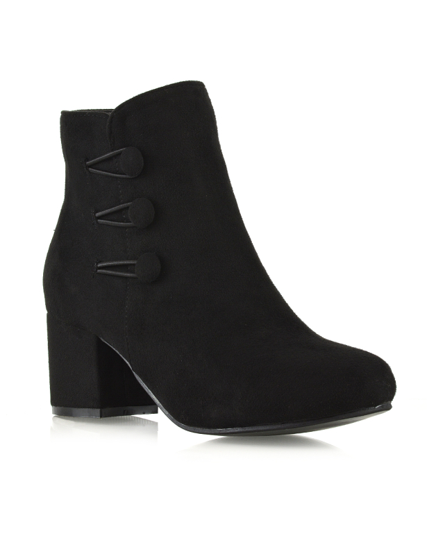 Christine Black Ankle Boots | XY London